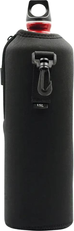 Чехол неопреновый Laken 1,5 л, Черный – фото 2