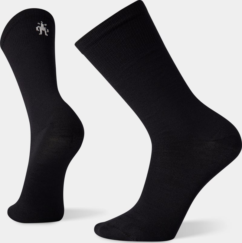 Шкарпетки чоловічі Smartwool Classic Hike Zero Cushion Liner Crew, Black – Чорний – фото 1