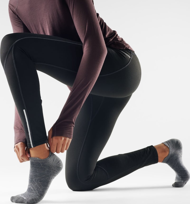 Шкарпетки чоловічі Smartwool Run Zero Cushion Low Ankle, Medium Gray – Сірий – фото 2
