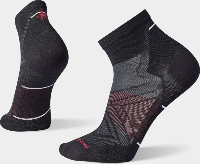 Шкарпетки чоловічі Smartwool Run Zero Cushion Ankle, Black – Чорний – фото 1