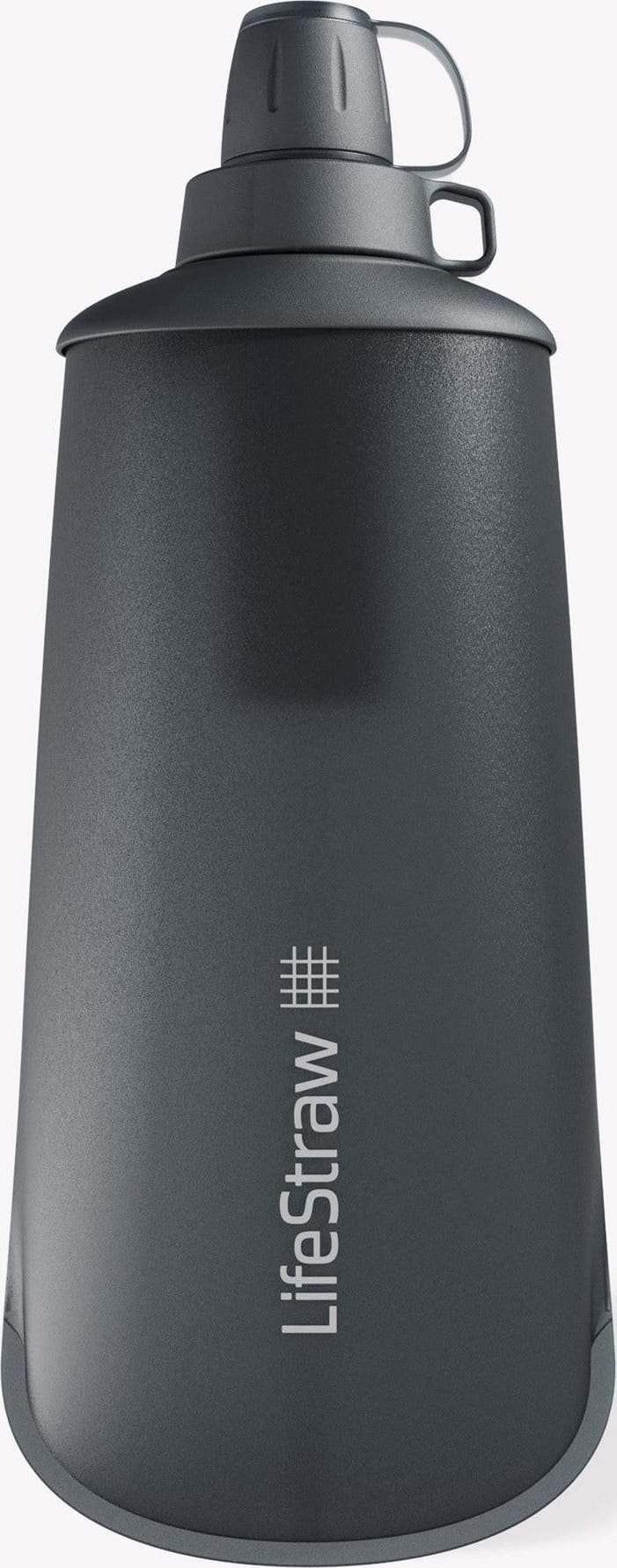 Пляшка-фільтр для води LifeStraw Peak Squeeze 1 л, Dark Mountain Gray – фото 1
