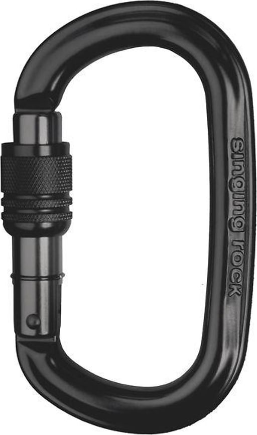 Карабин Singing Rock Ozone Screw, Black – фото 1