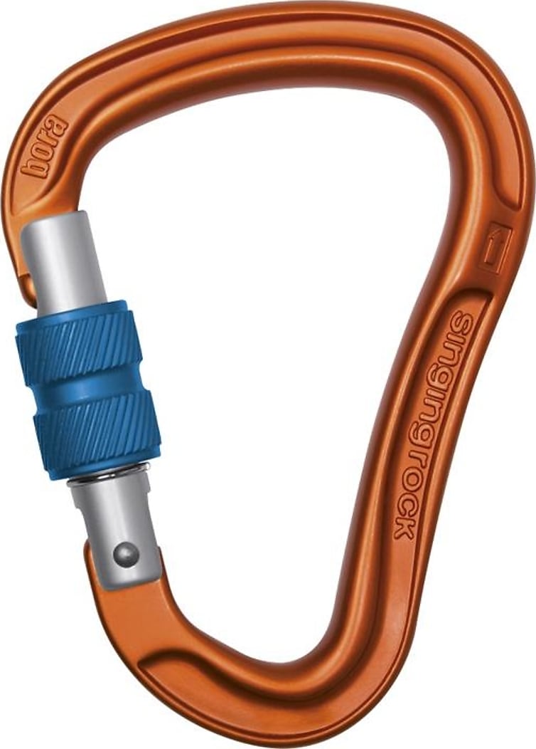 Карабін Singing Rock Bora Screw HMS, Orange – фото 1