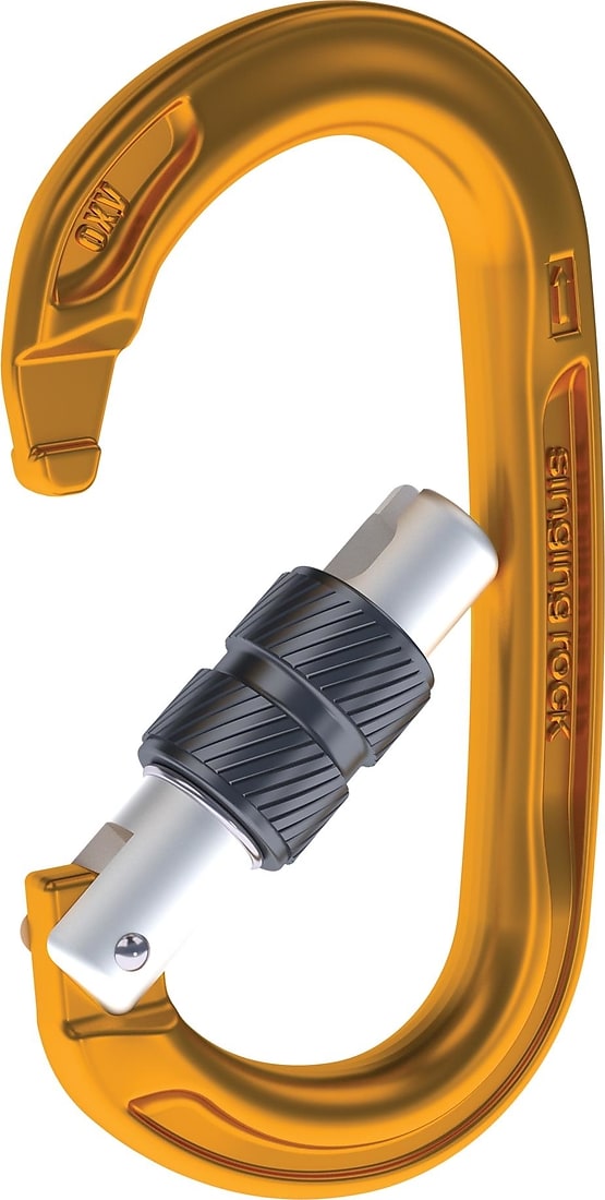 Карабин Singing Rock Oxy Screw, Gold – фото 2