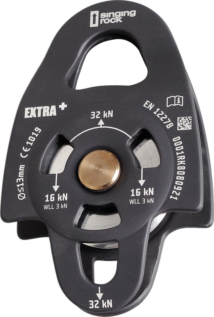 Блок-ролик Singing Rock Pulley Extra Plus, Black – фото 1