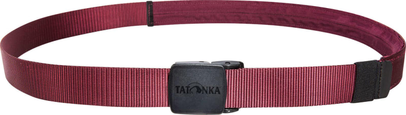 Ремінь з потайною кишенею Tatonka Travel Waistbelt 30 мм, Bordeaux Red – фото 1