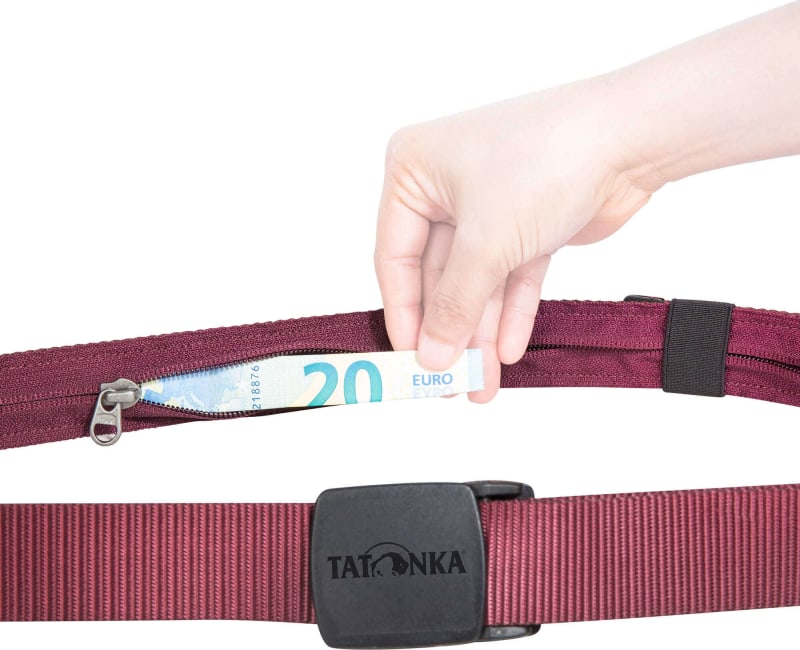 Ремінь з потайною кишенею Tatonka Travel Waistbelt 30 мм, Bordeaux Red – фото 3
