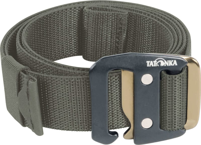Ремінь еластичний Tatonka Stretch Belt 38 мм, Stone Grey Olive – фото 3
