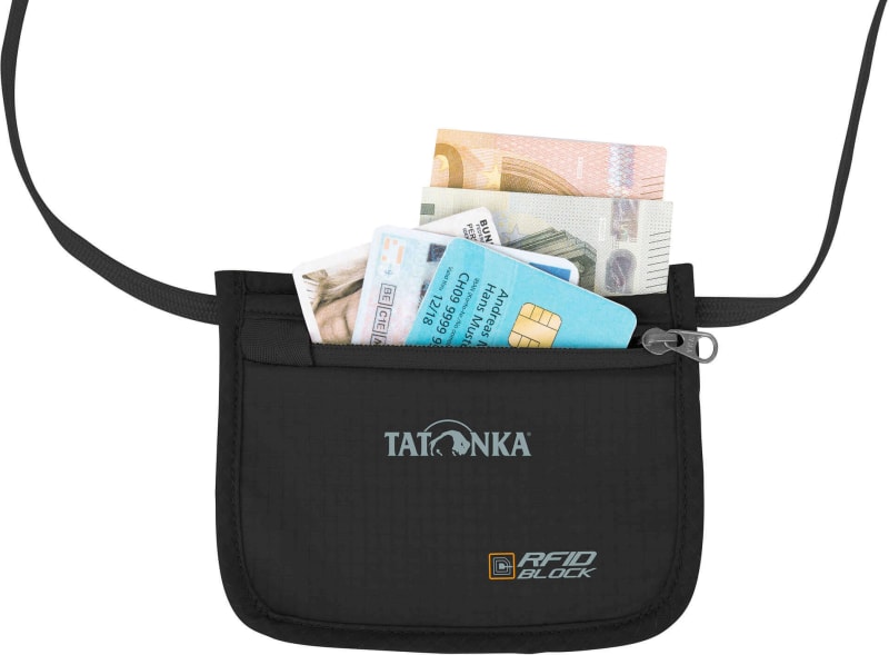 Гаманець натільний Tatonka Skin ID Pocket RFID Block, Black – фото 4