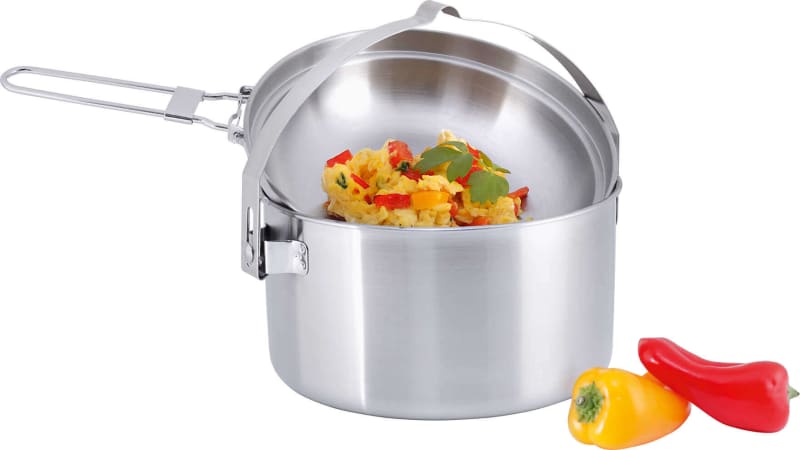 Казанок з кришкою Tatonka Kettle 1,6 л, Silver – фото 1