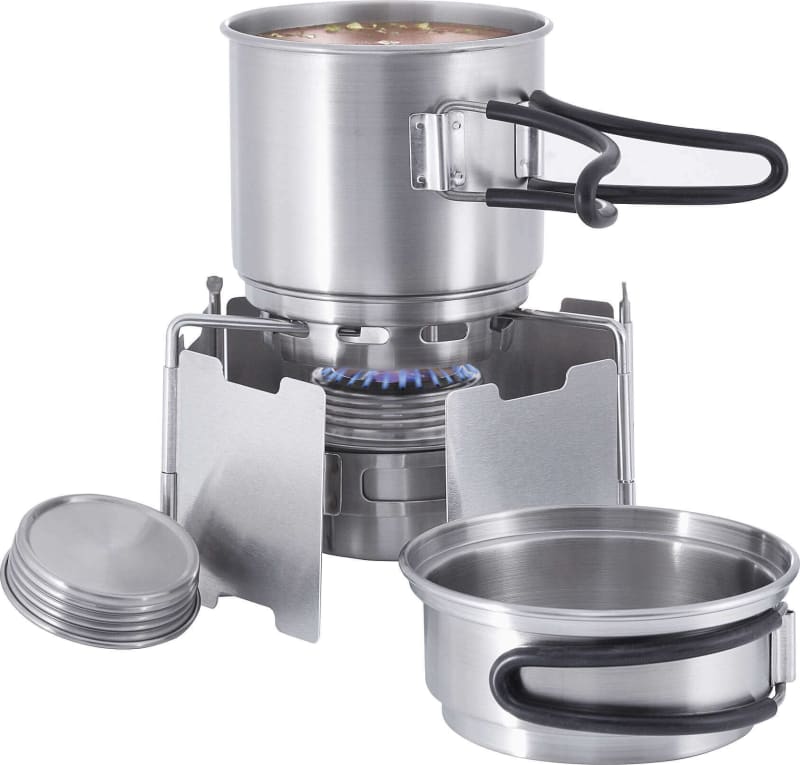 Пальник спиртовий Tatonka Alcohol Burner Set, Silver – фото 1