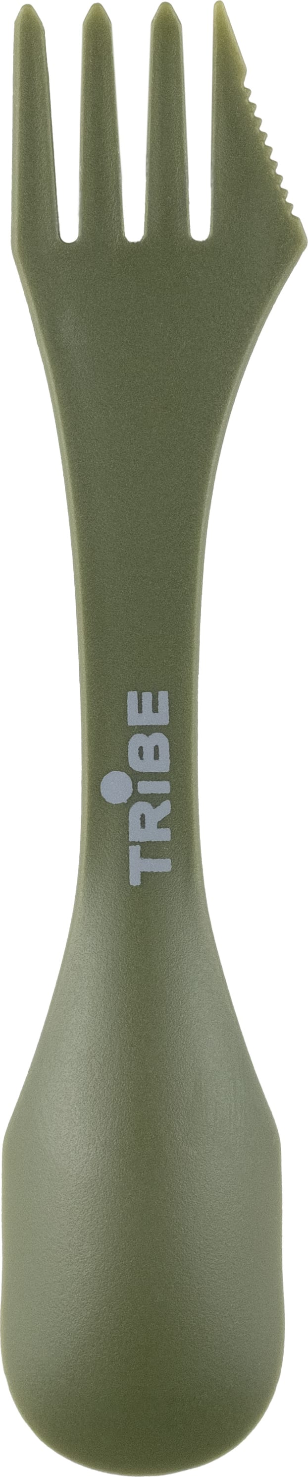 Ложка-виделка Tribe Spork пластикова, Оливкова – фото 2