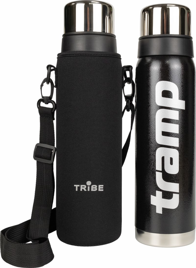 Чохол Tribe Neoprene Cover для експедиційного термоса 0,9 л, Чорний – фото 4