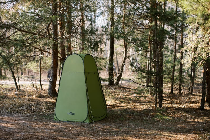 Намет санітарний Tribe Shower Lite, Оливковий – фото 4