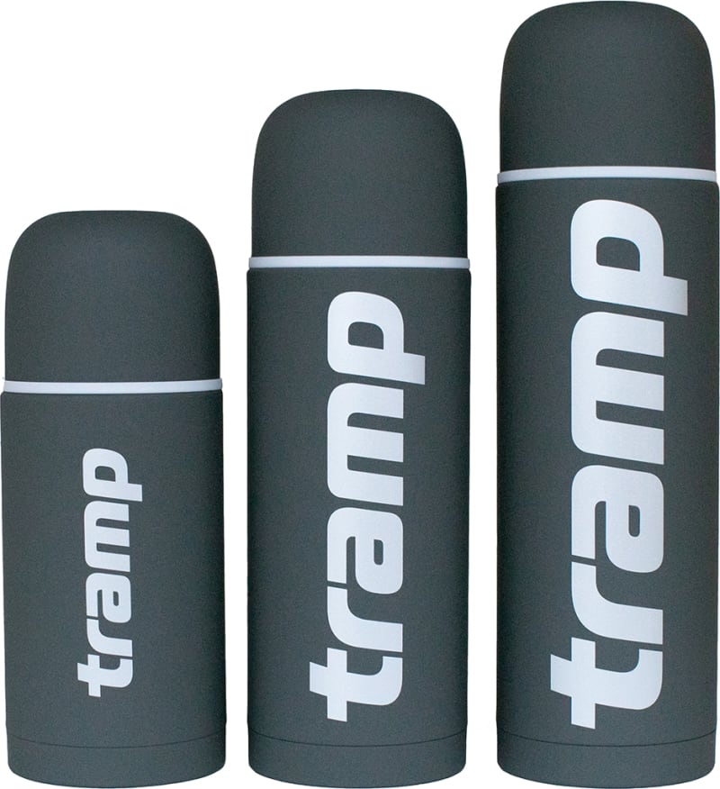Термос Tramp Soft Touch 1 л, Сірий – фото 8