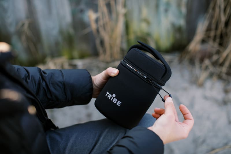 Чохол Tribe Neoprene Cover для харчового термоса 1 л, Чорний – фото 4