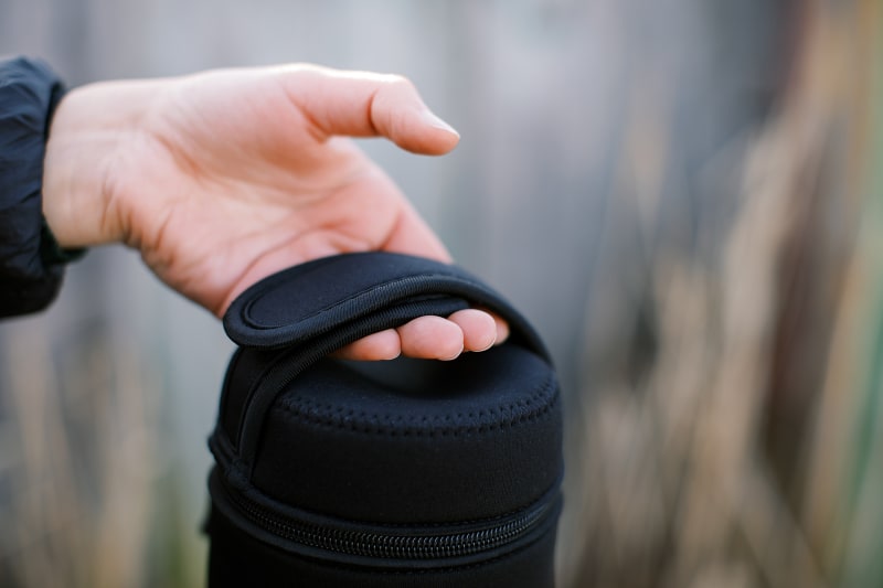 Чохол Tribe Neoprene Cover для харчового термоса 1 л, Чорний – фото 7
