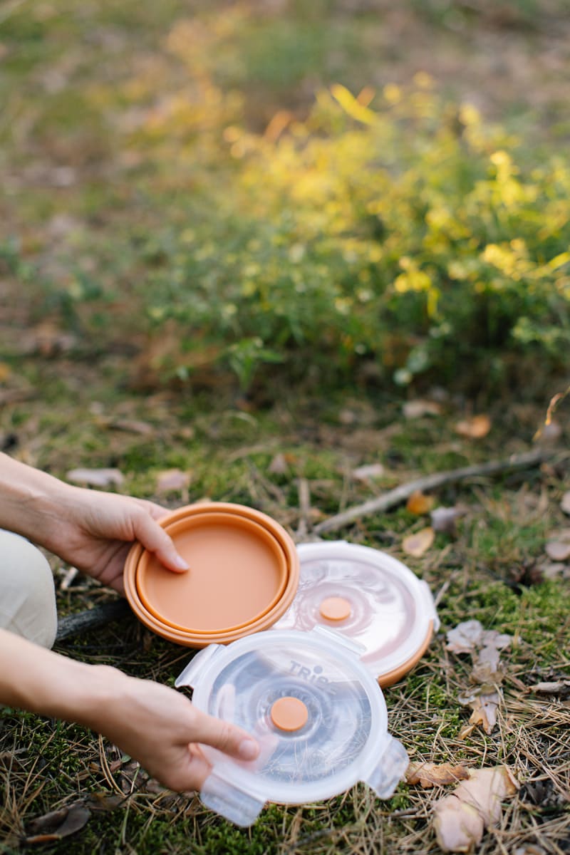 Контейнер силіконовий Tribe Bowl Container 0,8 л, Охристий – фото 8