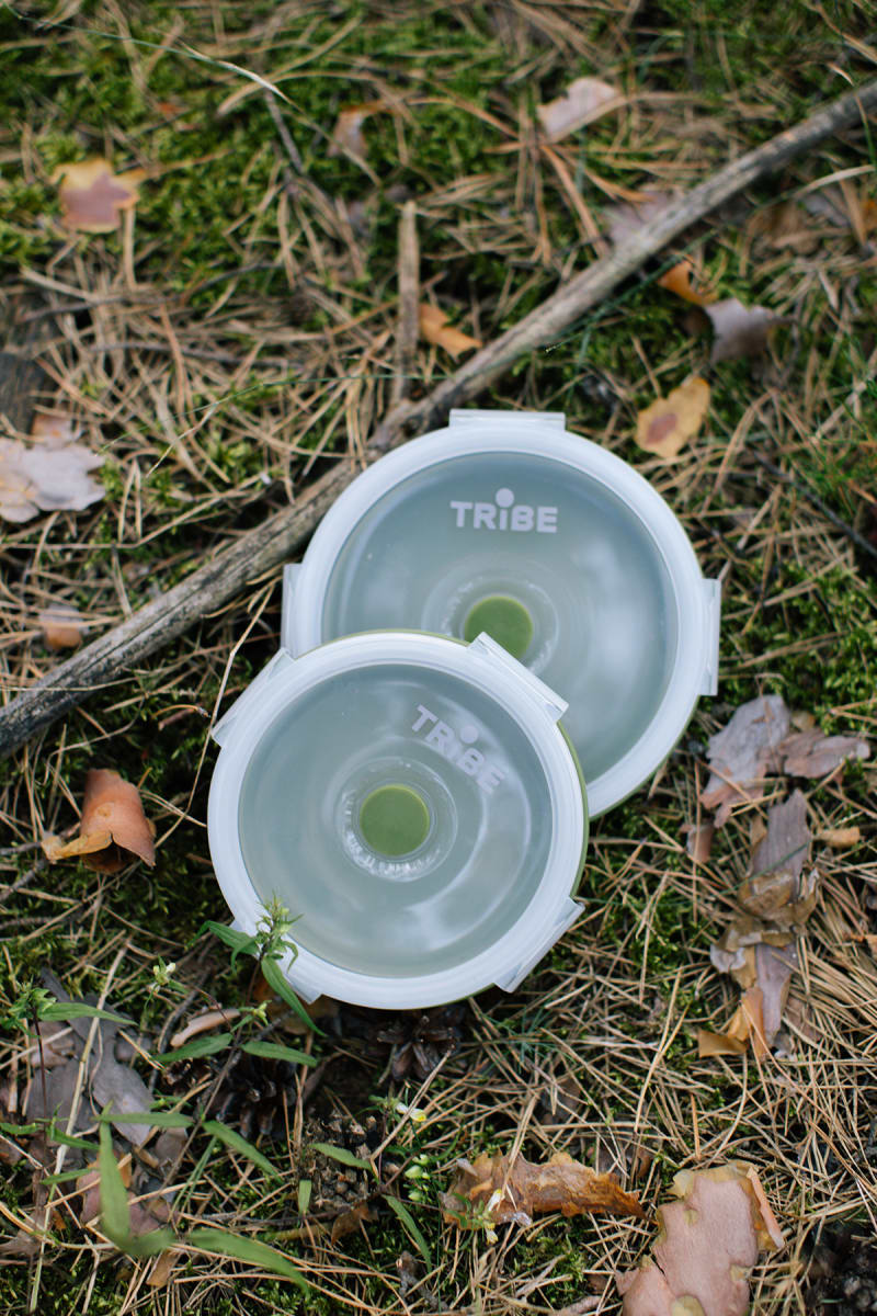 Контейнер силіконовий Tribe Bowl Container 0,8 л, Олива – фото 7