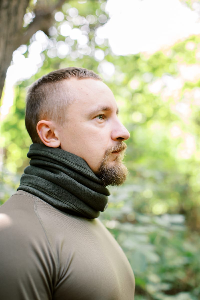 Пов'язка флісова Tribe Neck Warmer – Олива – фото 1