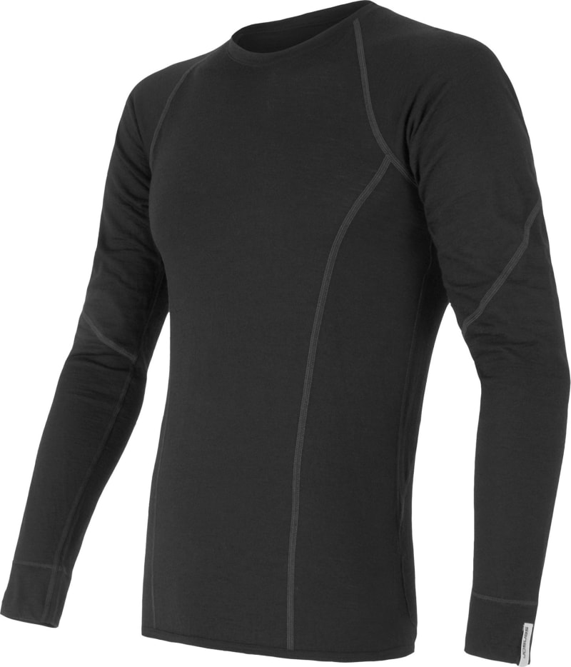 Термокофта чоловіча Sensor Merino Active – Чорний – фото 2