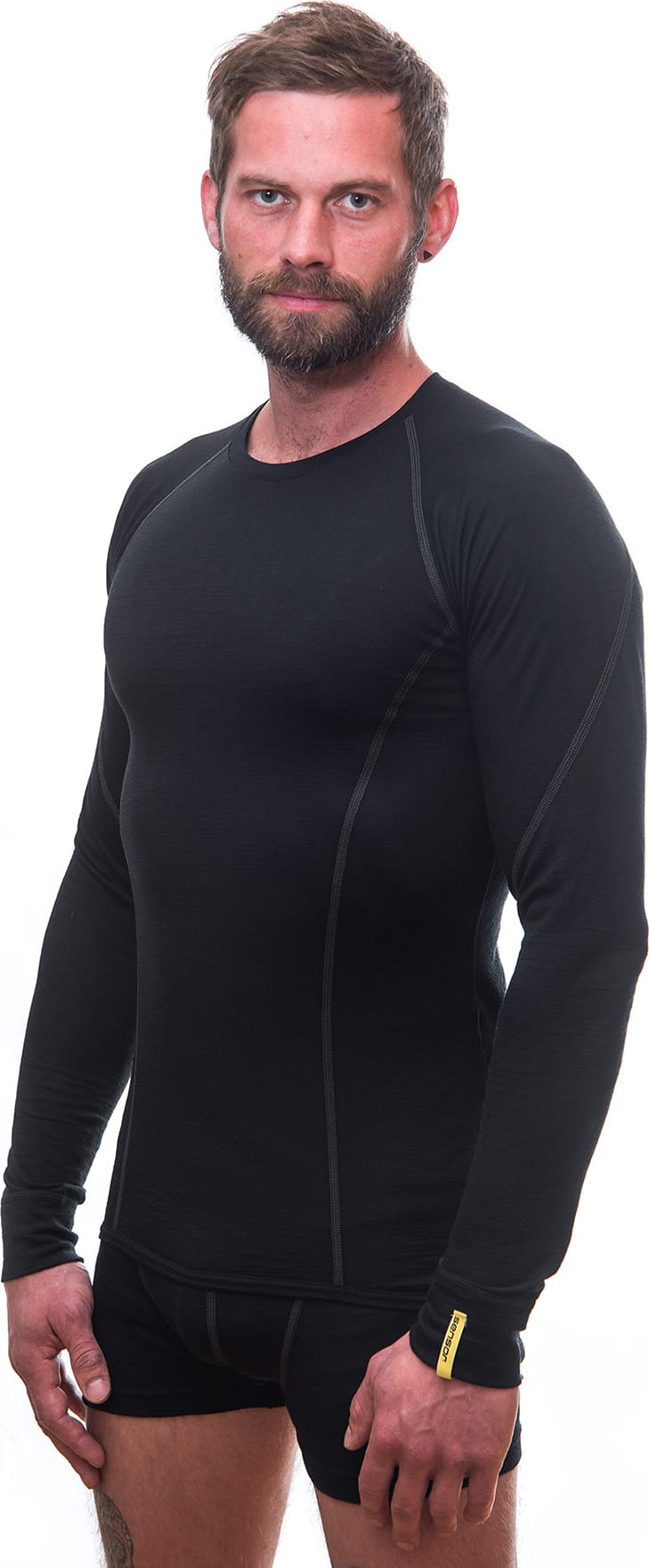 Термокофта чоловіча Sensor Merino Active – Чорний – фото 4