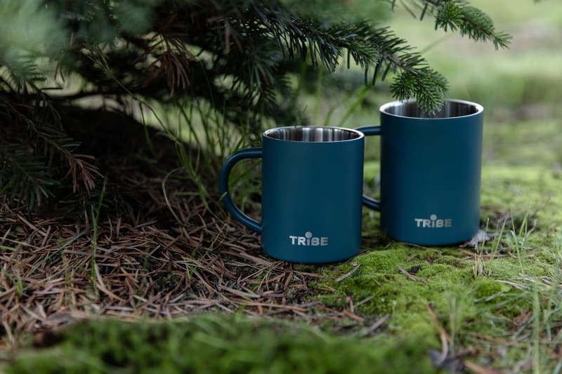 Термокухоль Tribe Camp Mug 300 мл, Темно-зелений – фото 7