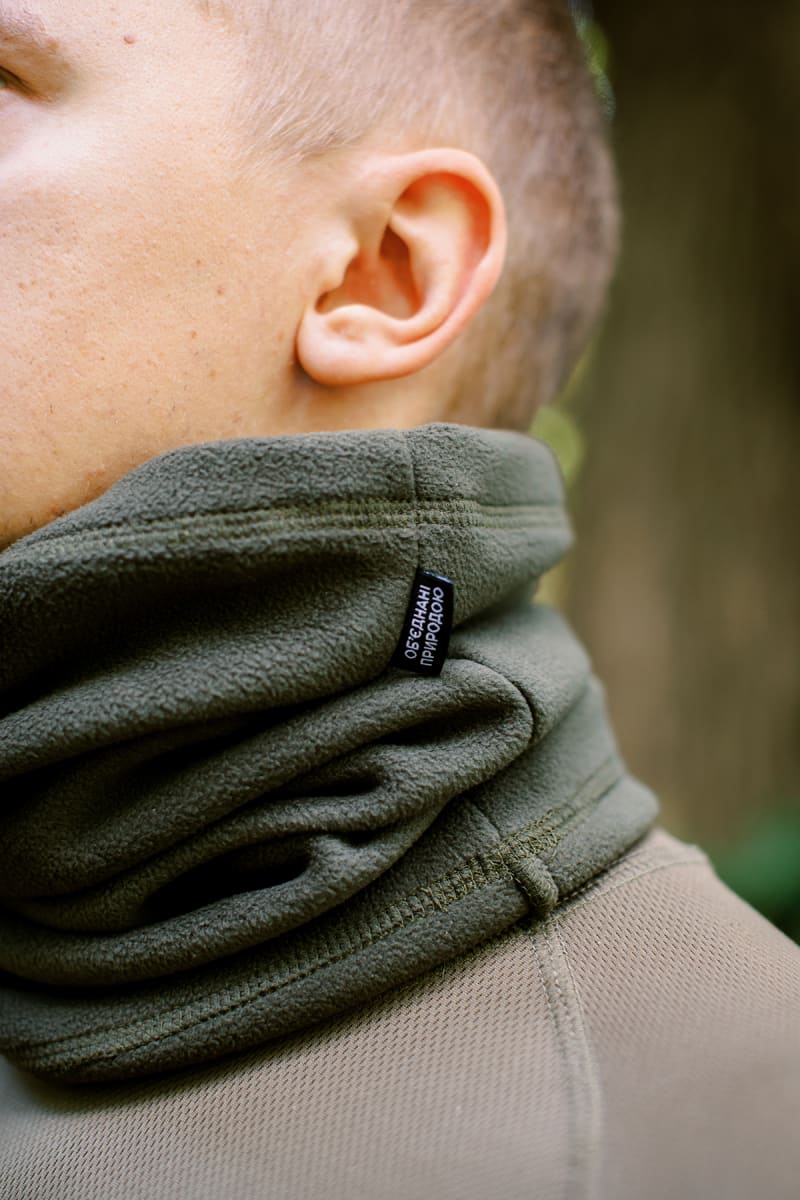 Пов'язка флісова Tribe Neck Warmer – Олива – фото 3
