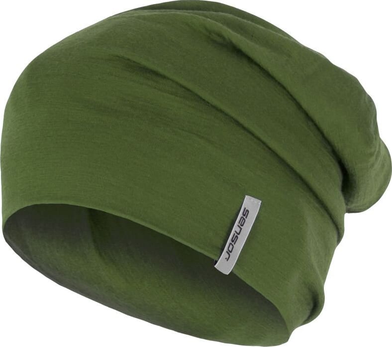 Шапка Sensor Merino Active – Олива – фото 1