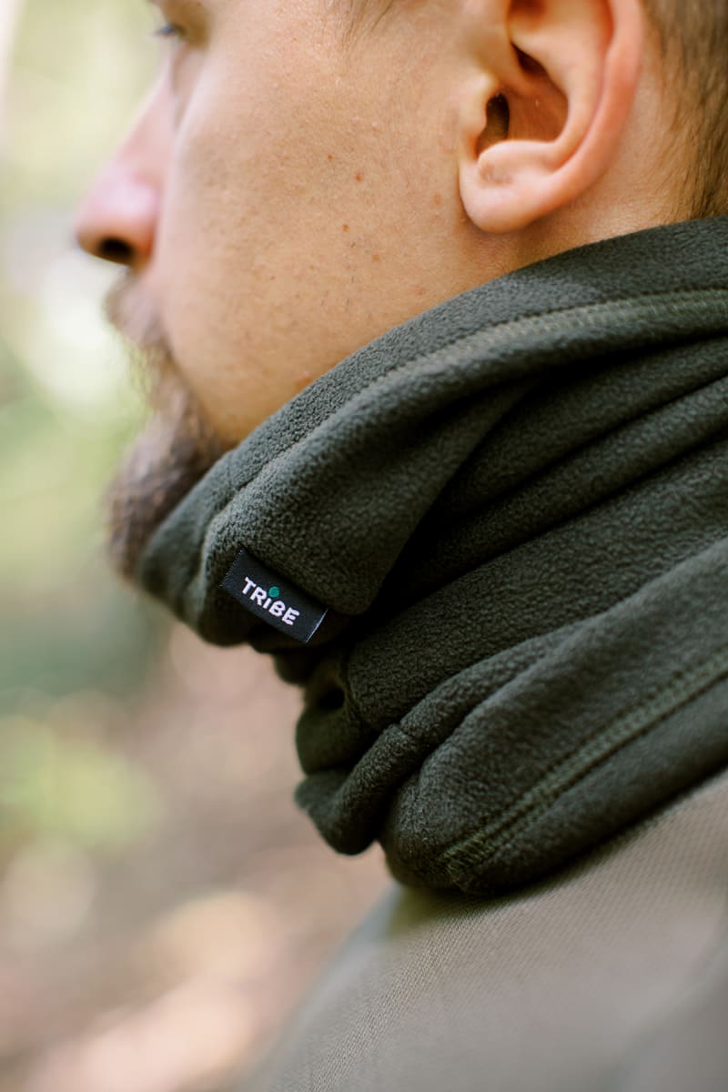 Пов'язка флісова Tribe Neck Warmer – Олива – фото 5