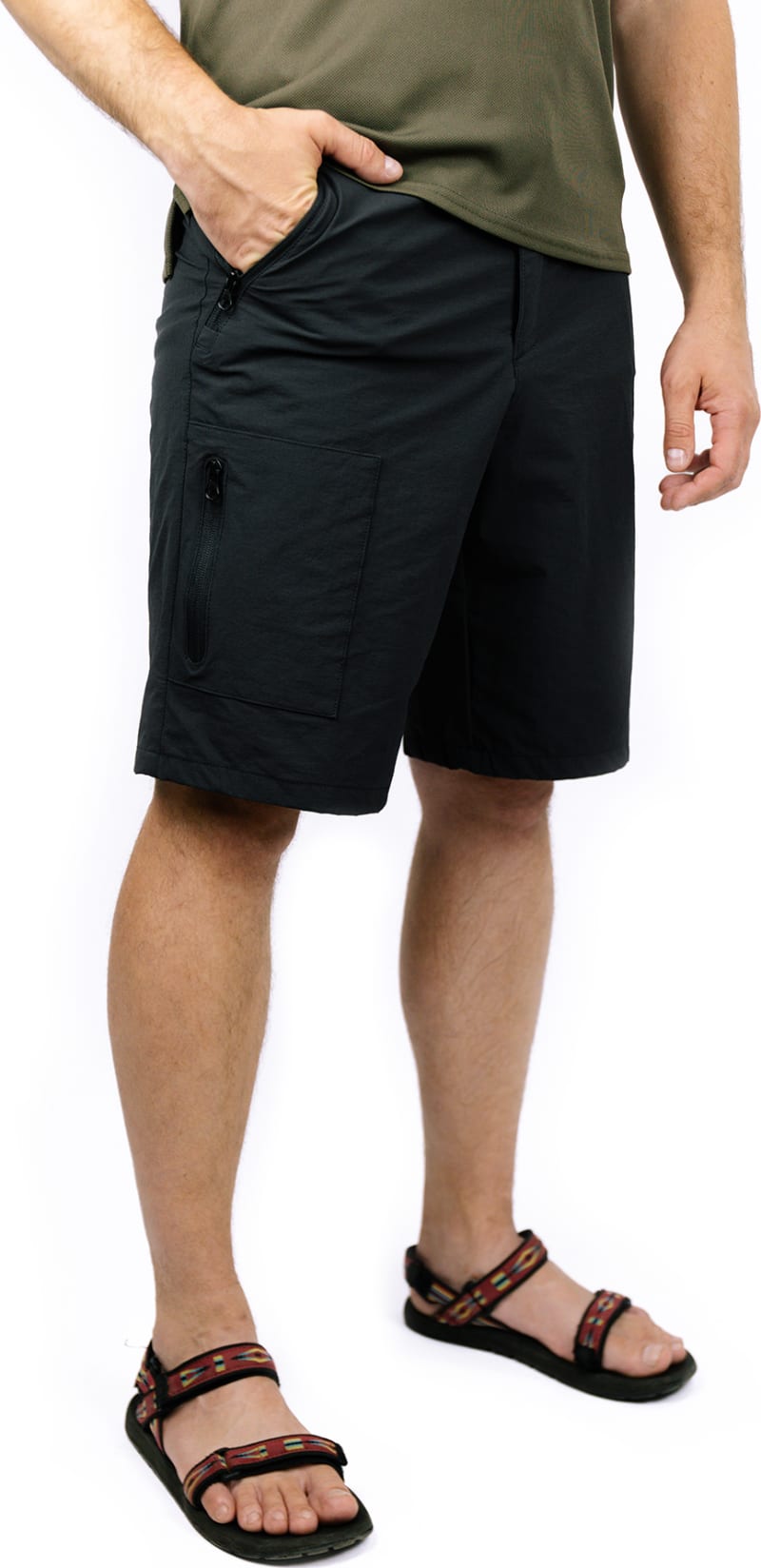 Шорти чоловічі Tribe Adventure Shorts – Чорний – фото 3