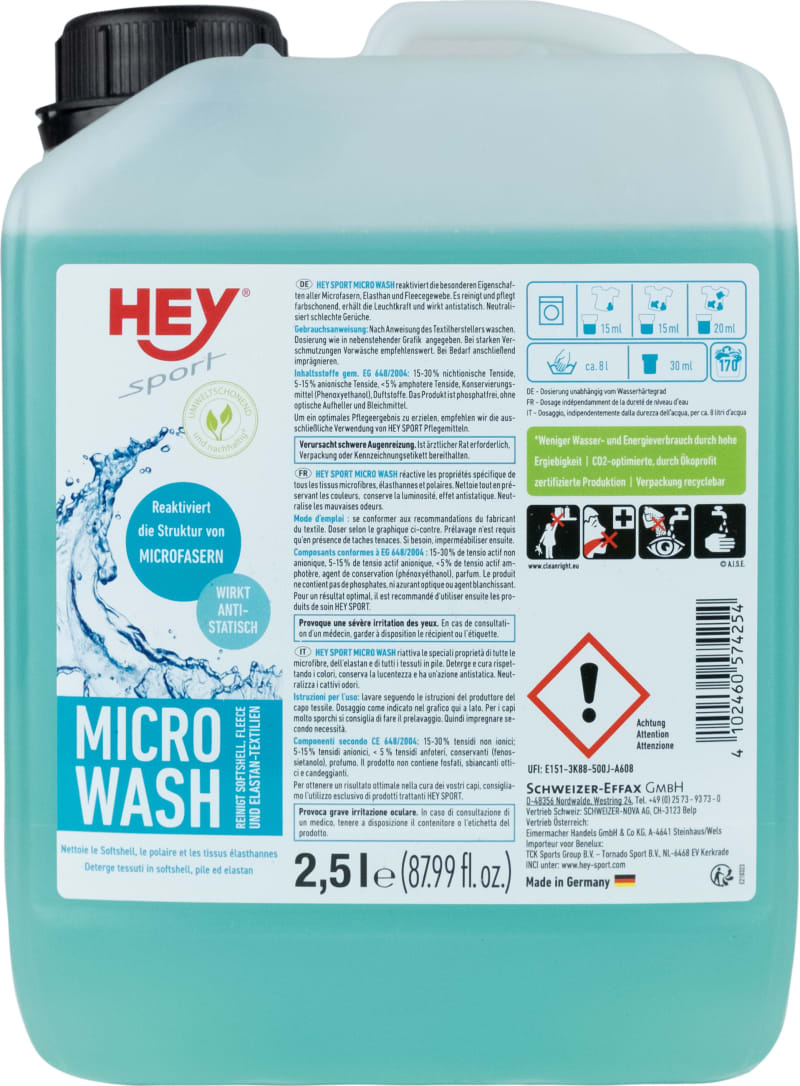 Засіб для прання мікрофібри Hey-Sport Micro Wash 2,5 л – фото 1