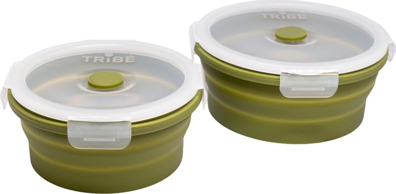 Контейнер силіконовий Tribe Bowl Container 0,55 л, Олива – фото 4