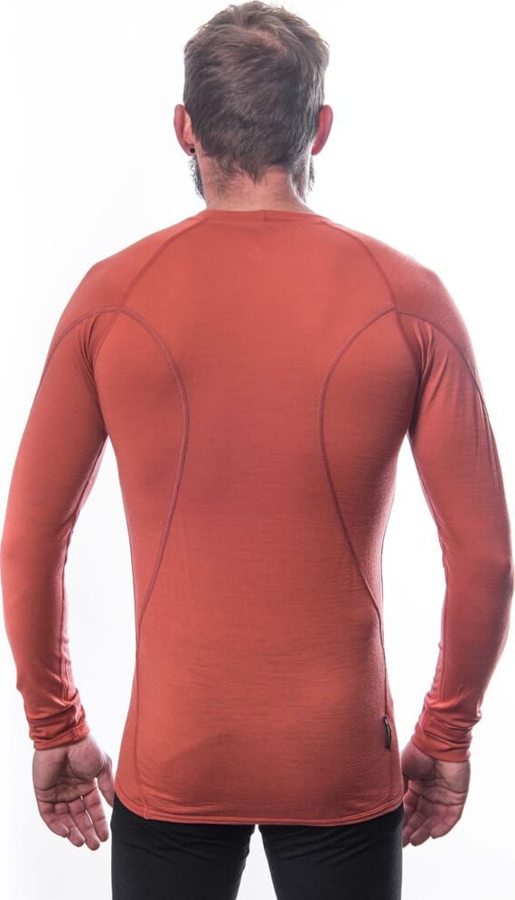Термокофта чоловіча Sensor Merino Active – Теракотовий – фото 5