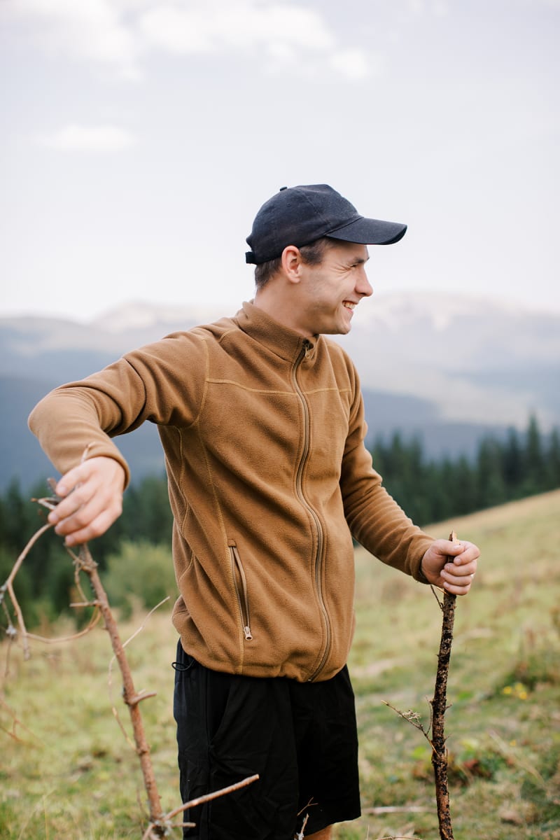 Кофта флісова Tribe Jacket Full Zip, – Чорний – фото 1