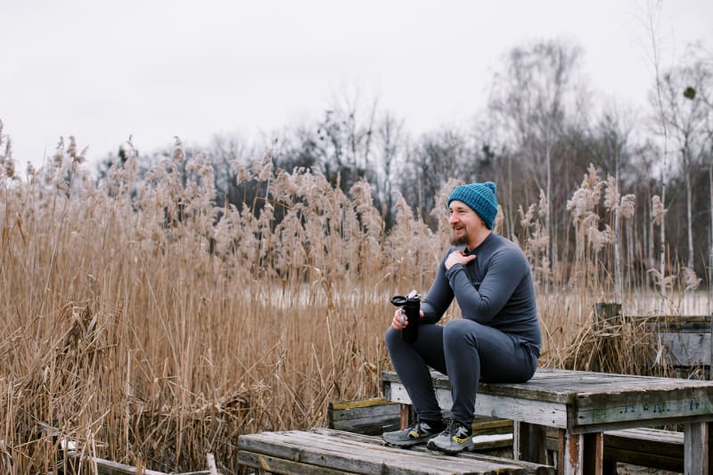 Комплект термобілизни Tribe Microfleece, – Темно-сірий – фото 5