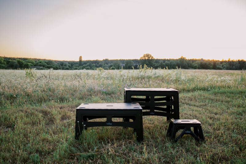 Стіл Tribe Camp Table Low, Чорний – фото 2