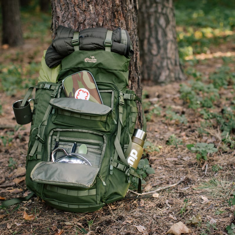 Рюкзак тактический Tramp Defender 60 л Olive, Олива – фото 4