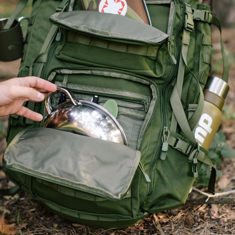 Рюкзак тактический Tramp Defender 60 л Olive, Олива – фото 5