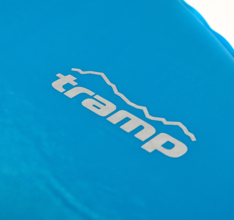 Килимок самонадувний Tramp ROUND 2,5 cm, light-blue, Синій – фото 2