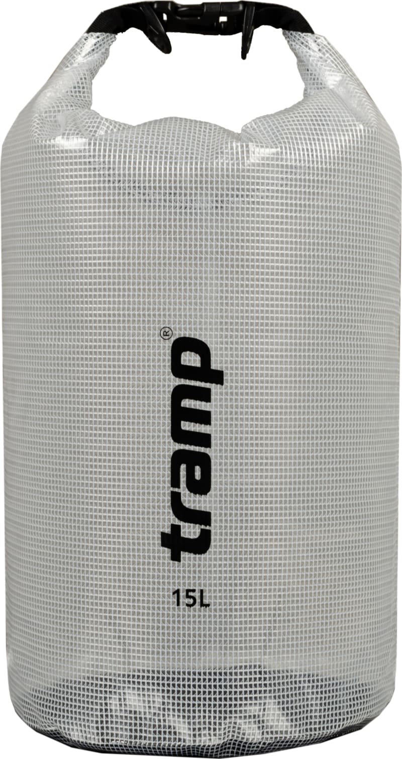 Гермомішок Tramp PVC прозорий 15 л – фото 1