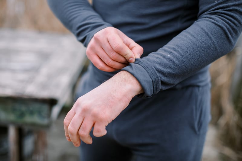 Комплект термобілизни Tribe Microfleece, – Темно-сірий – фото 7
