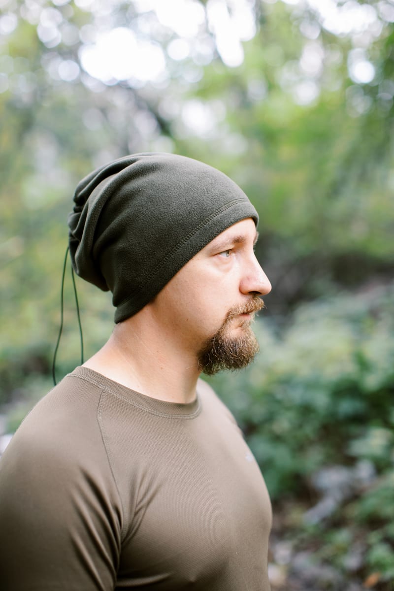 Пов'язка флісова Tribe Neck Warmer з затяжкою, – Олива – фото 6