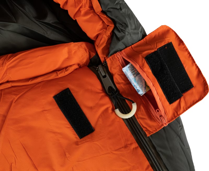 Спальний мішок Tramp Fjord Long кокон orange/grey, 0°C/-20°C – Помаранчевий (Лівий) – фото 7
