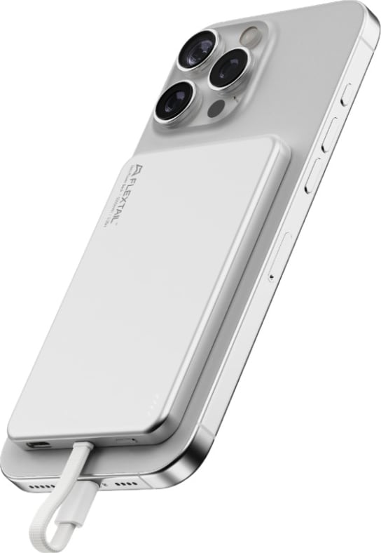 Повербанк Flextail Vollyc Zero Power Metal 5000 mAh 19.25W Grey – фото 2