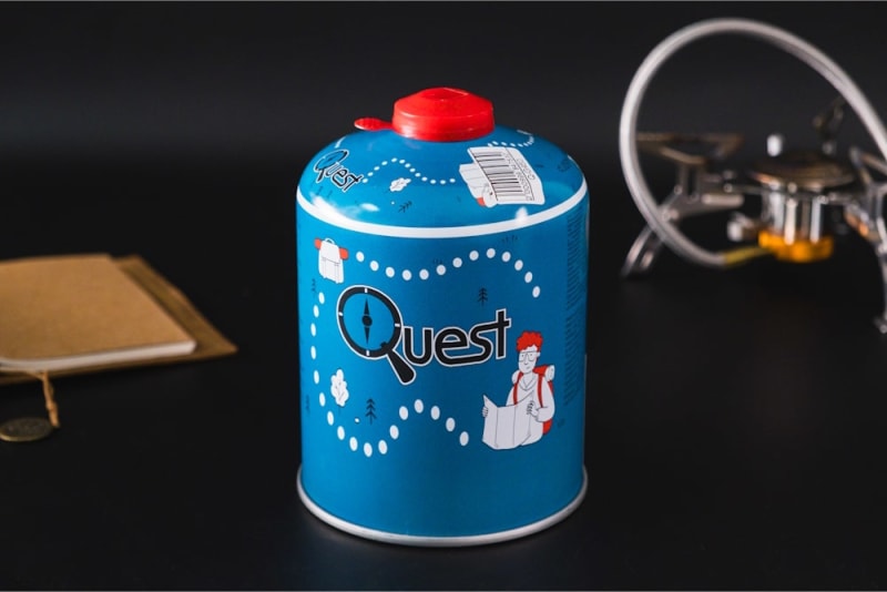 Набір із 12 шт газових балонів різьбових Quest 450 г – фото 5