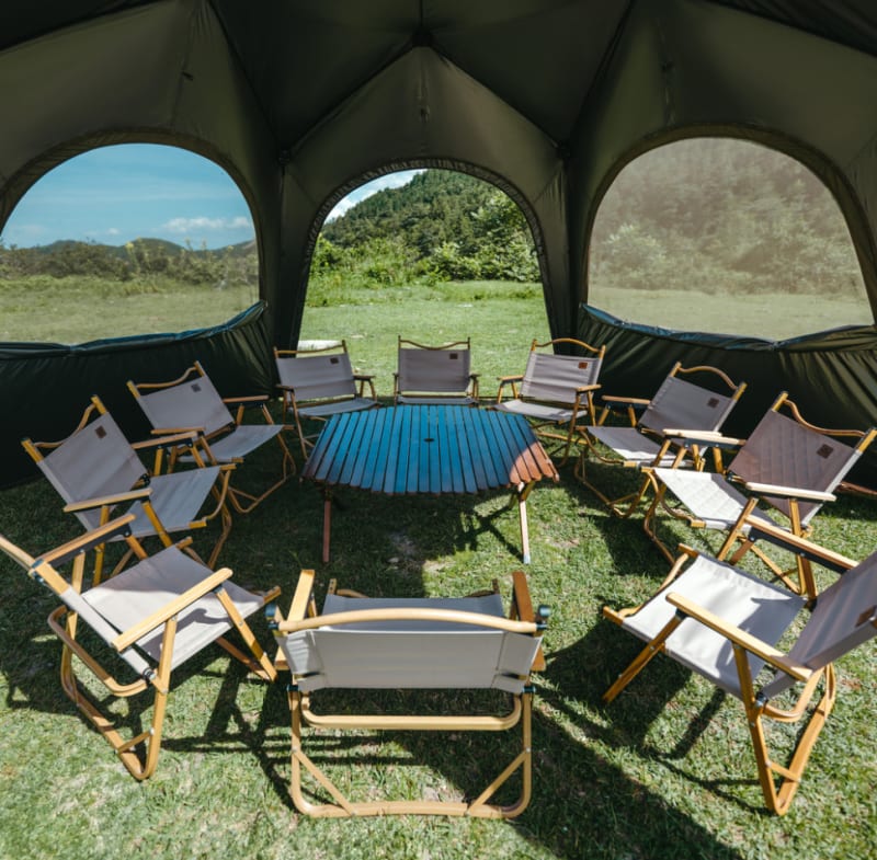 Тент для кемпінгу Naturehike CNK230WS014, 4.6 м * 4,0 м — Бежевий — фото 4