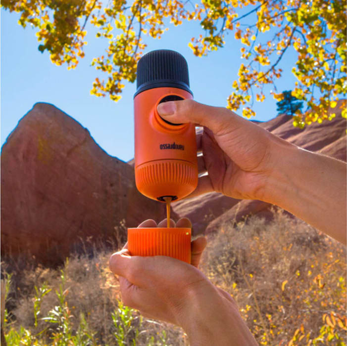 Портативна еспресо-кавоварка Wacaco Nanopresso Помаранчевий 80 мл – фото 5