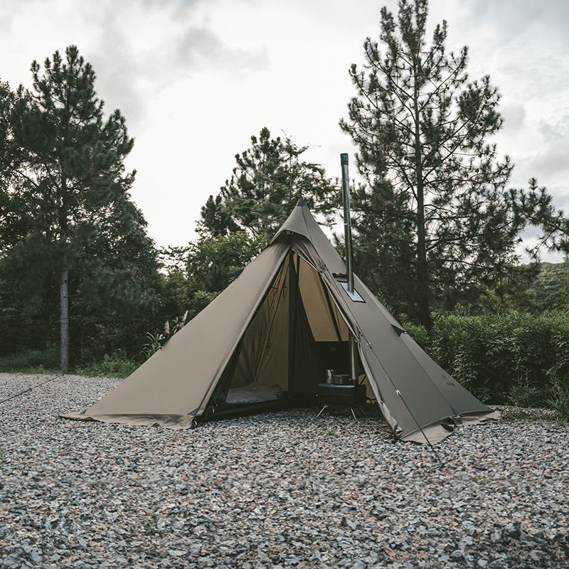 Намет із гострою верхівкою Naturehike CNK2300ZP025 — Коричневий — фото 4