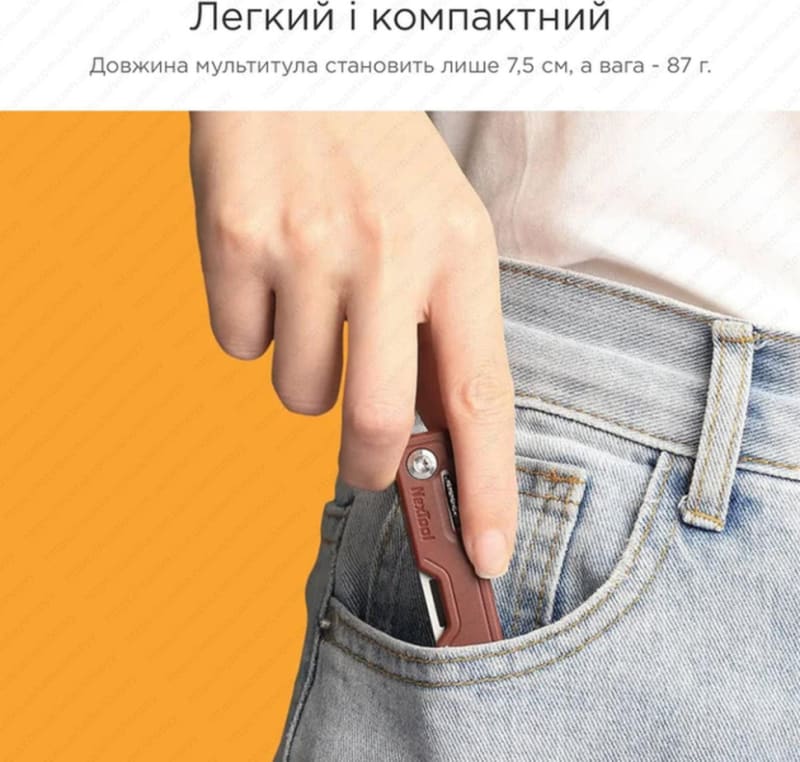 Мультитул NexTool Multi Functional Knife зелений – фото 3